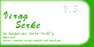 virag serke business card